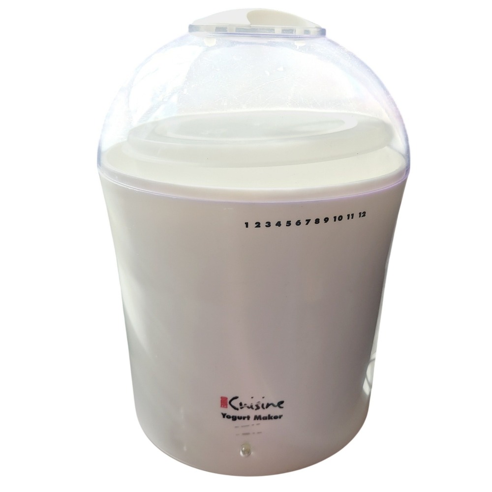 Euro Cuisine YM260 Electric Yogurt Maker 2 Quart White Capacity 25W Homemade